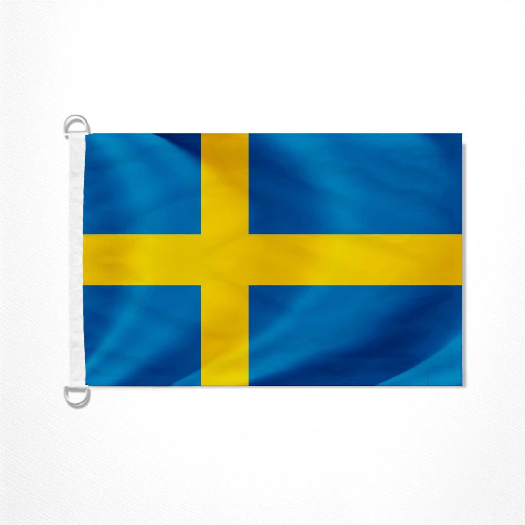 Bandera De Suecia (Sveriges Flagga) – Tamaño Grande 150x90 Cm, Raso Premium Con Impresión Digital